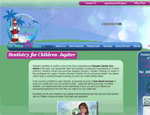 Tablet Screenshot of pediatricdentistryofjupiter.com